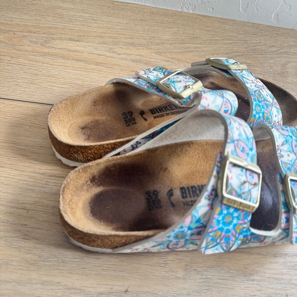 Birkenstock Arizona Birko-Flor Flower Boho Sandals - Picture 3 of 6